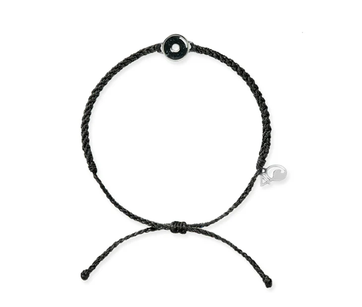 4Ocean Unisex Osborne Reef Braided Bracelet - Black - Mellow Monkey