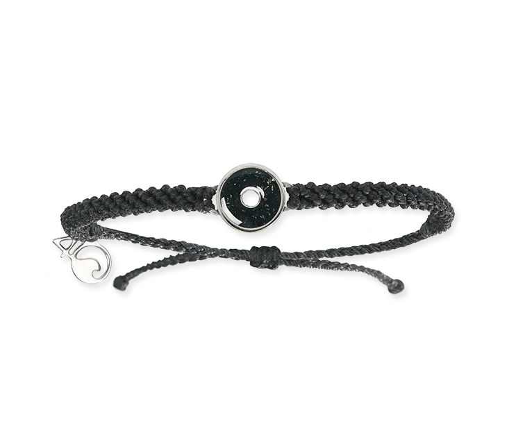 4Ocean Unisex Osborne Reef Braided Bracelet - Black - Mellow Monkey