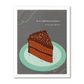 Positively Green Birthday Greeting Card - "It is a delicious moment..." - Leigh Hunt - Mellow Monkey