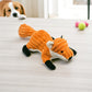 Plush Fox Squeaker Dog Toy - 12-in - Mellow Monkey