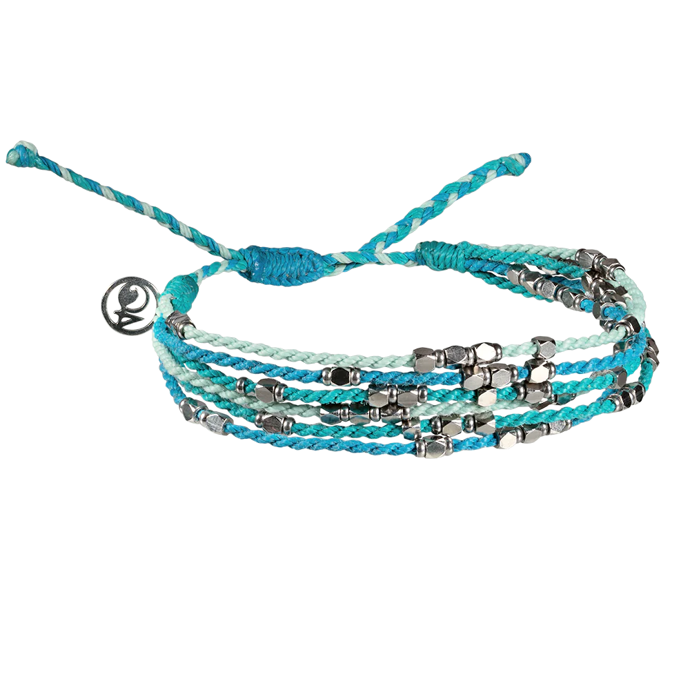 4Ocean Unisex Guatemala Pacifico Braid Bracelet - Blue Multi - Mellow Monkey