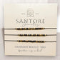 Tiger Eye - Santore Petite Trio Adjustable Thread Bracelet - Mellow Monkey