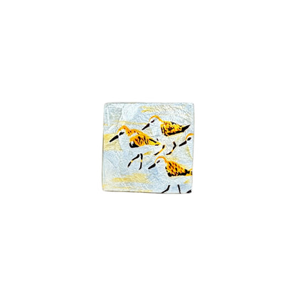 Capiz Sandpiper - Square Trinket Box - Mellow Monkey