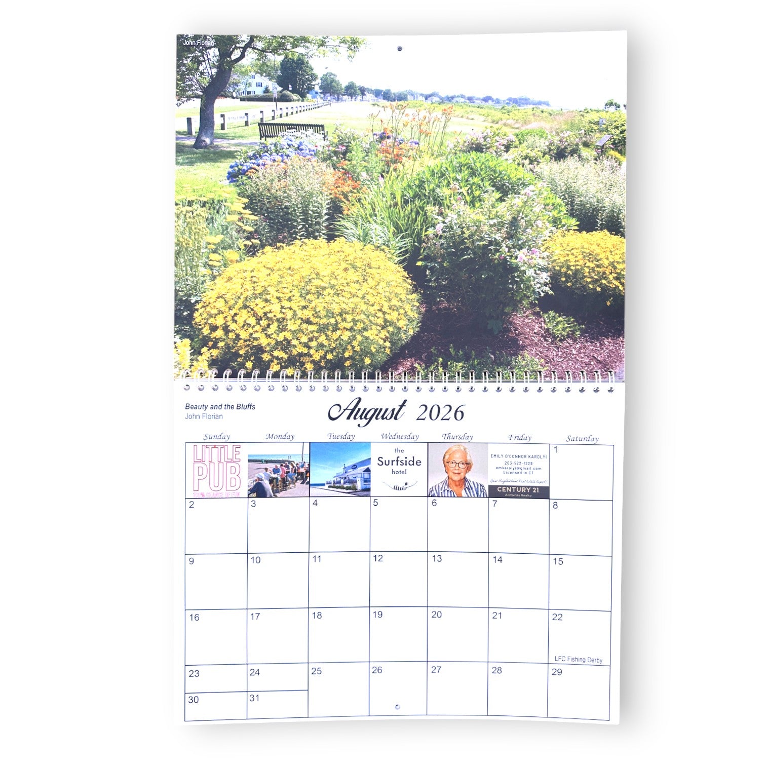 2026 Lordship By The Sea Wall Calendar - Benefit Fundraiser - Mellow Monkey