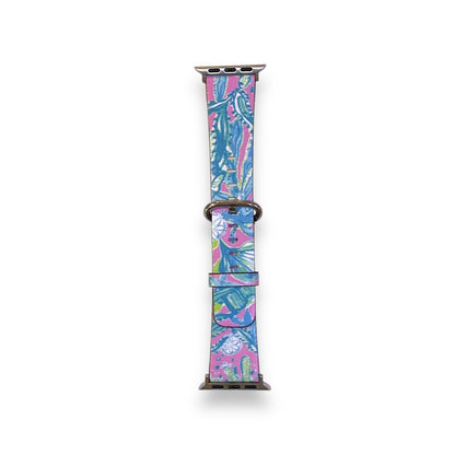 Printed Abstract Band For Apple Watch 38-mm - Mellow Monkey