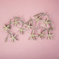 Starfish Sea Star Garland with Bubble Shells And Raffia Twine - 96-in - Mellow Monkey