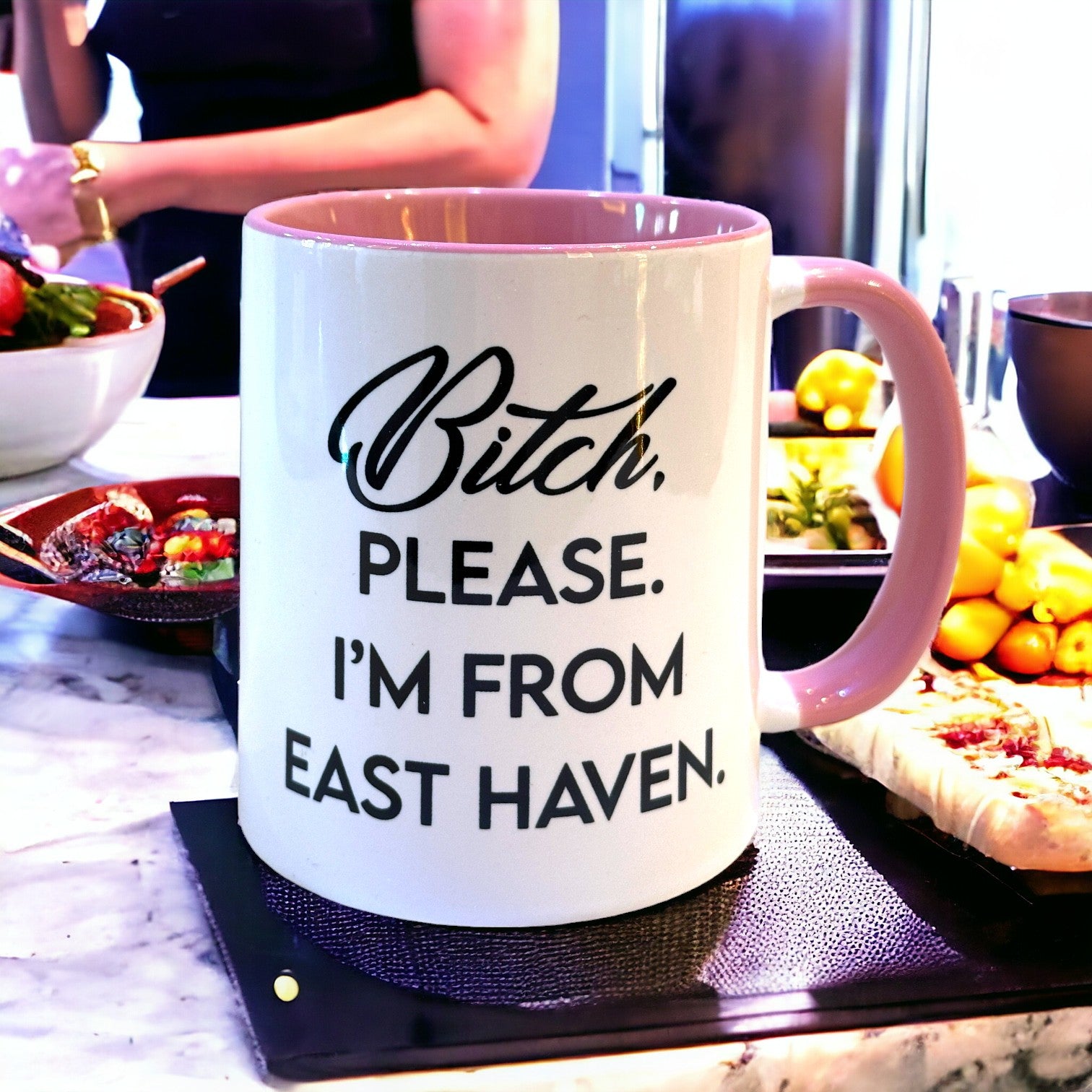 Bitch, Please. I'm From East Haven - Ceramic Coffee Tea Mug 11-oz - Mellow Monkey