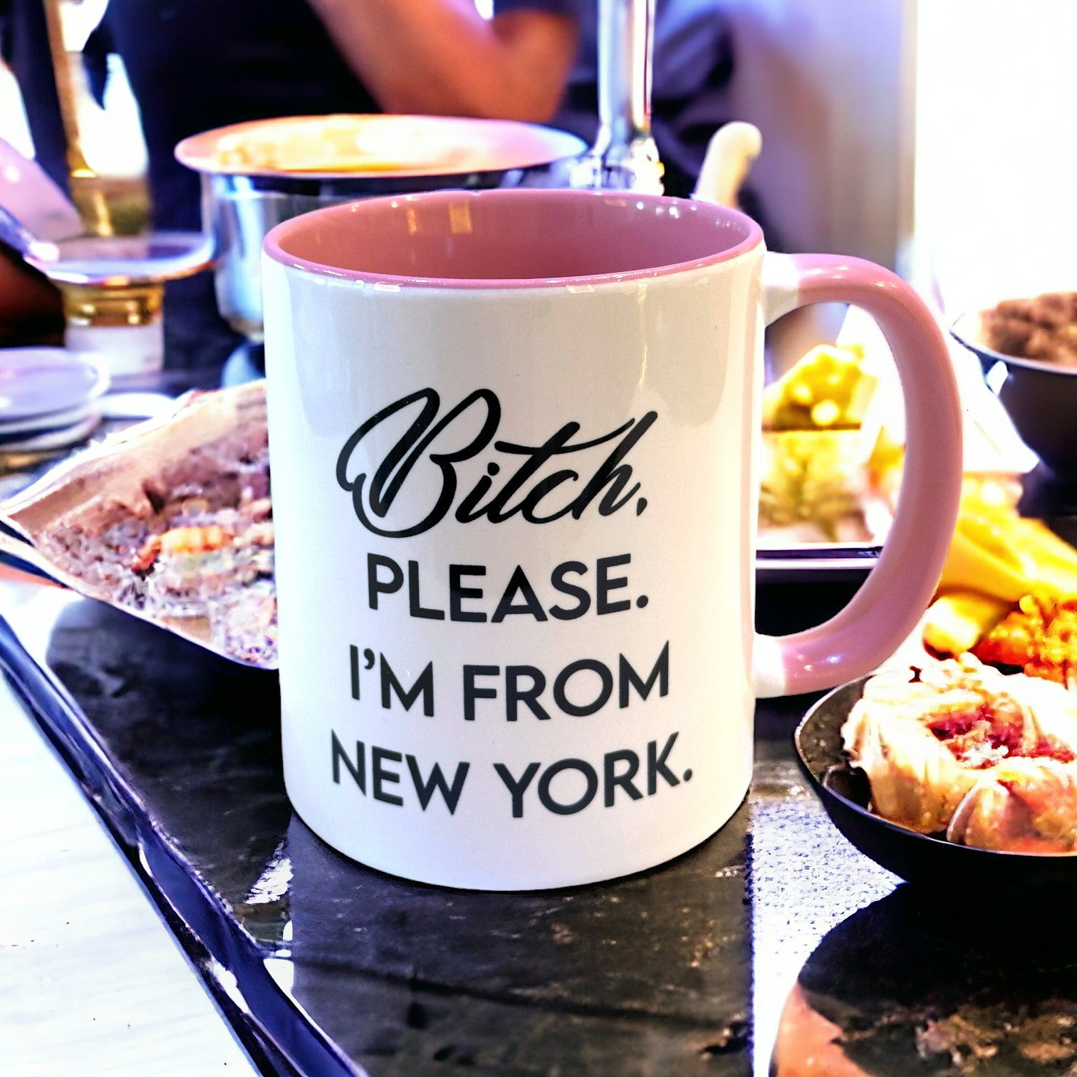 Bitch, Please. I'm From New York - Ceramic Coffee Tea Mug 11-oz - Mellow Monkey