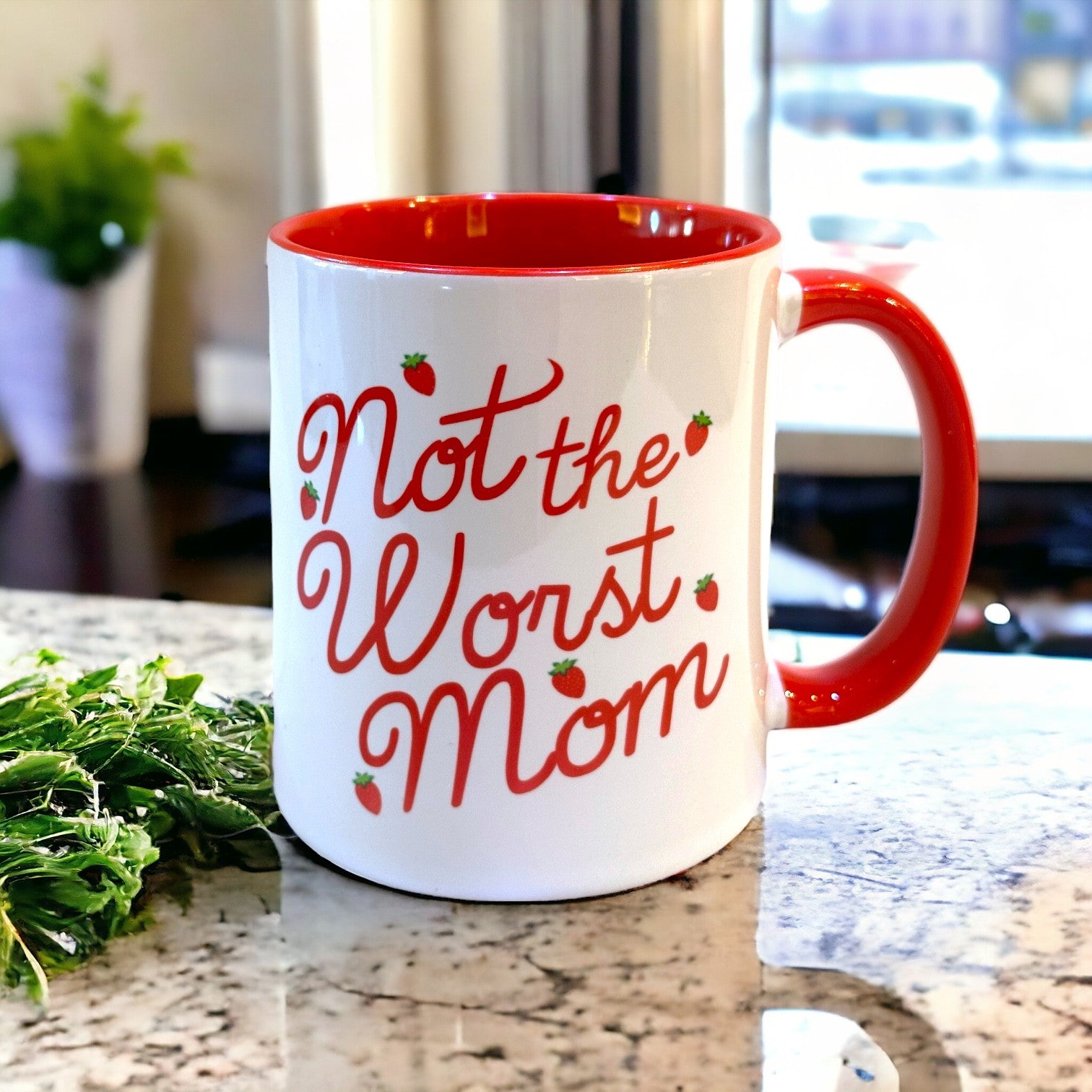 Not The Worst Mom - Ceramic Coffee Tea Mug 11-oz - Mellow Monkey