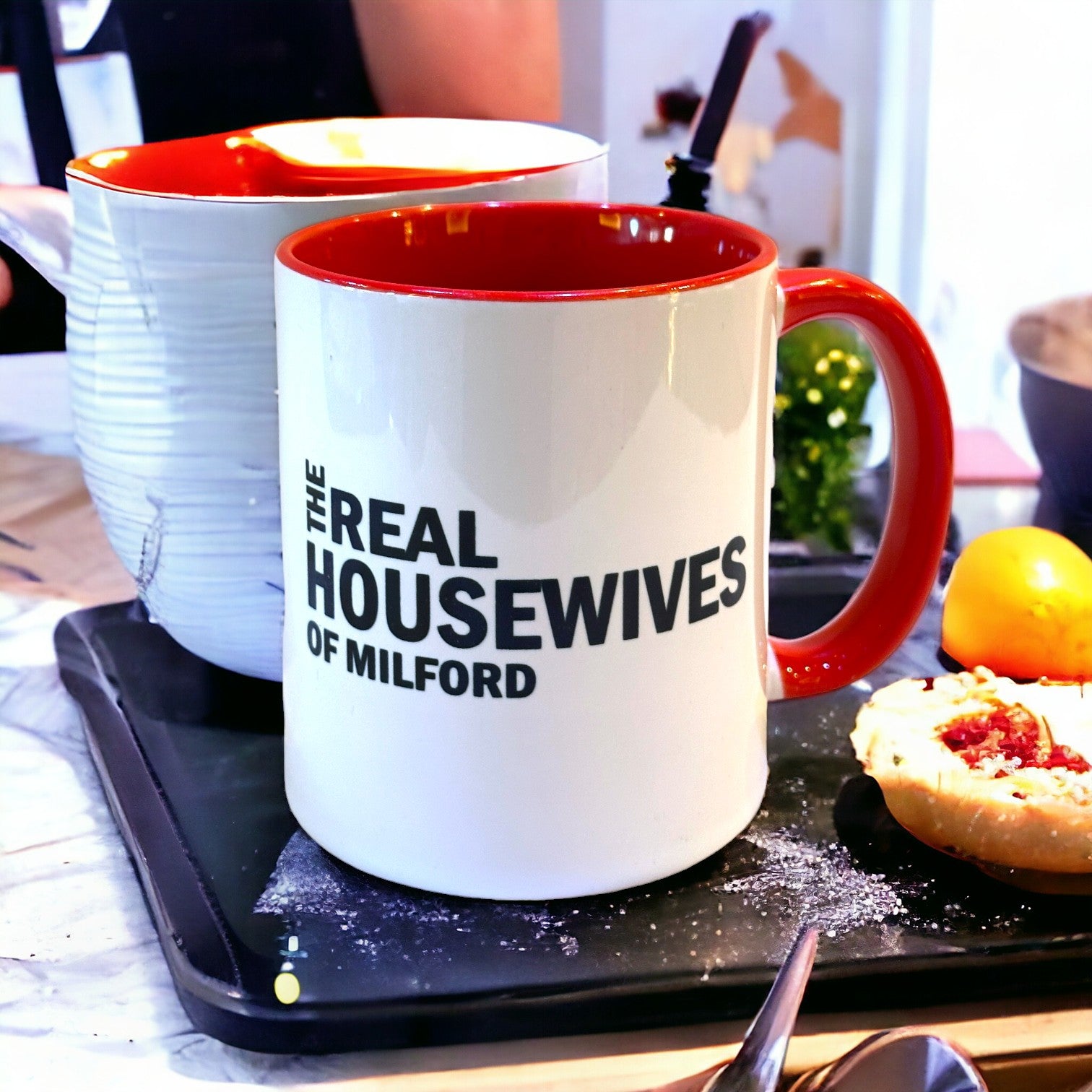 The Real Housewives Of Fairfield - Ceramic Coffee Tea Mug 11-oz - Mellow Monkey