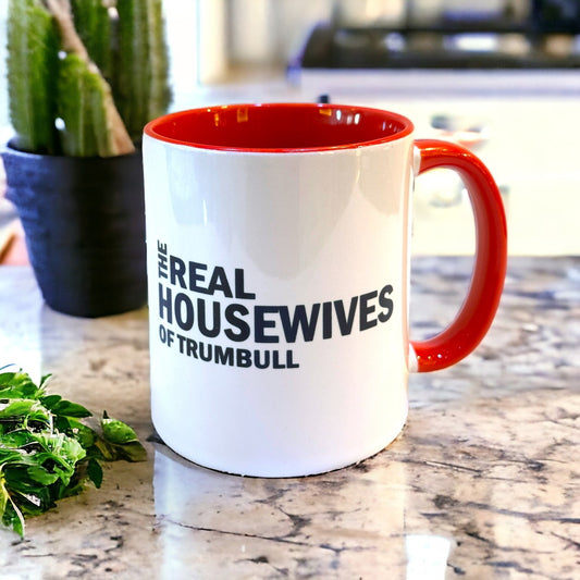 The Real Housewives Of Trumbull - Ceramic Coffee Tea Mug 11-oz - Mellow Monkey