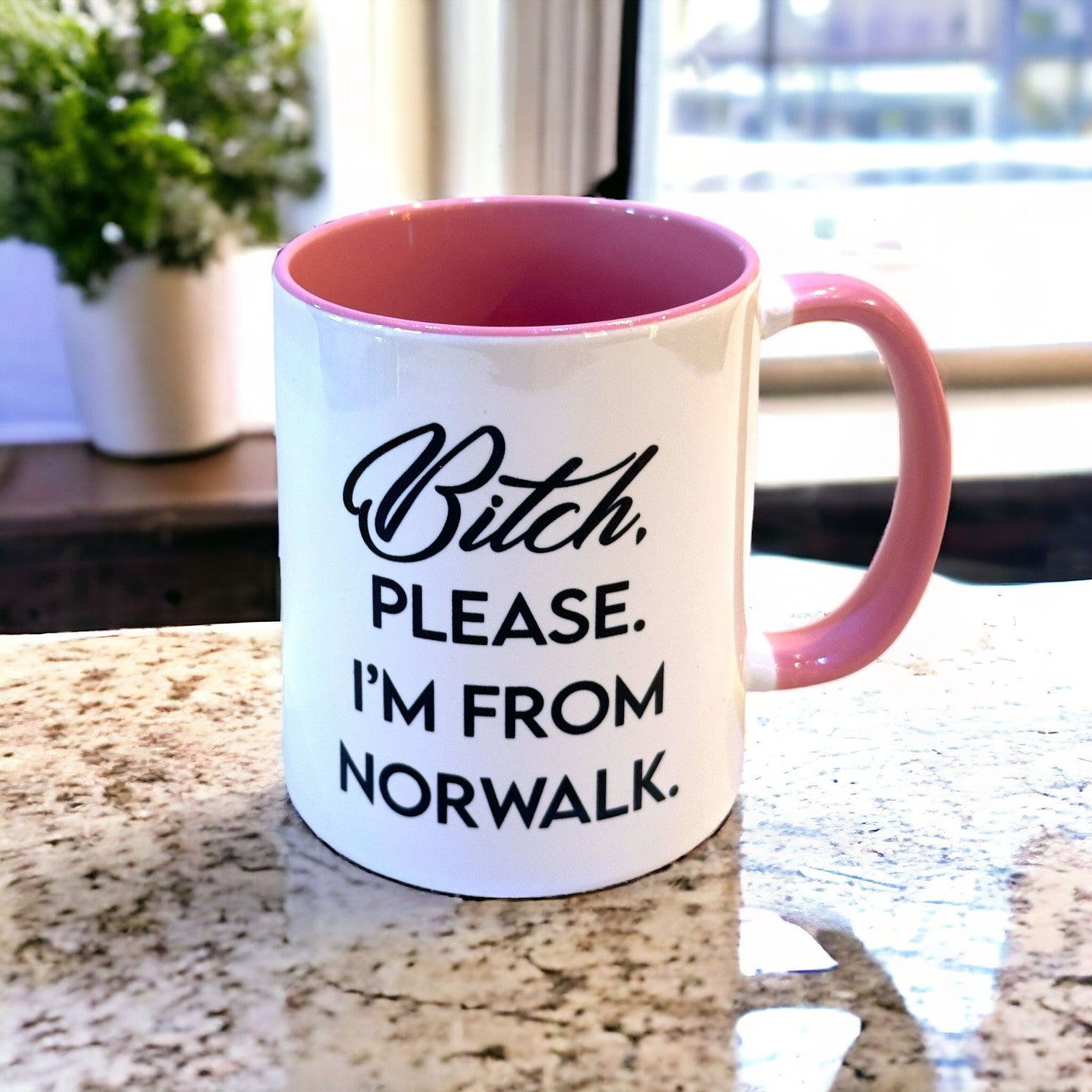 Bitch, Please. I'm From Norwalk - Ceramic Coffee Tea Mug 11-oz - Mellow Monkey