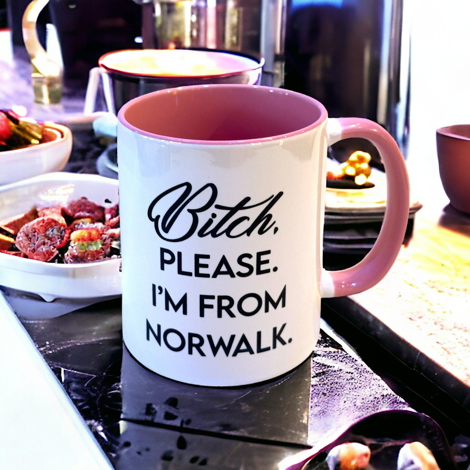 Bitch, Please. I'm From Norwalk - Ceramic Coffee Tea Mug 11-oz - Mellow Monkey