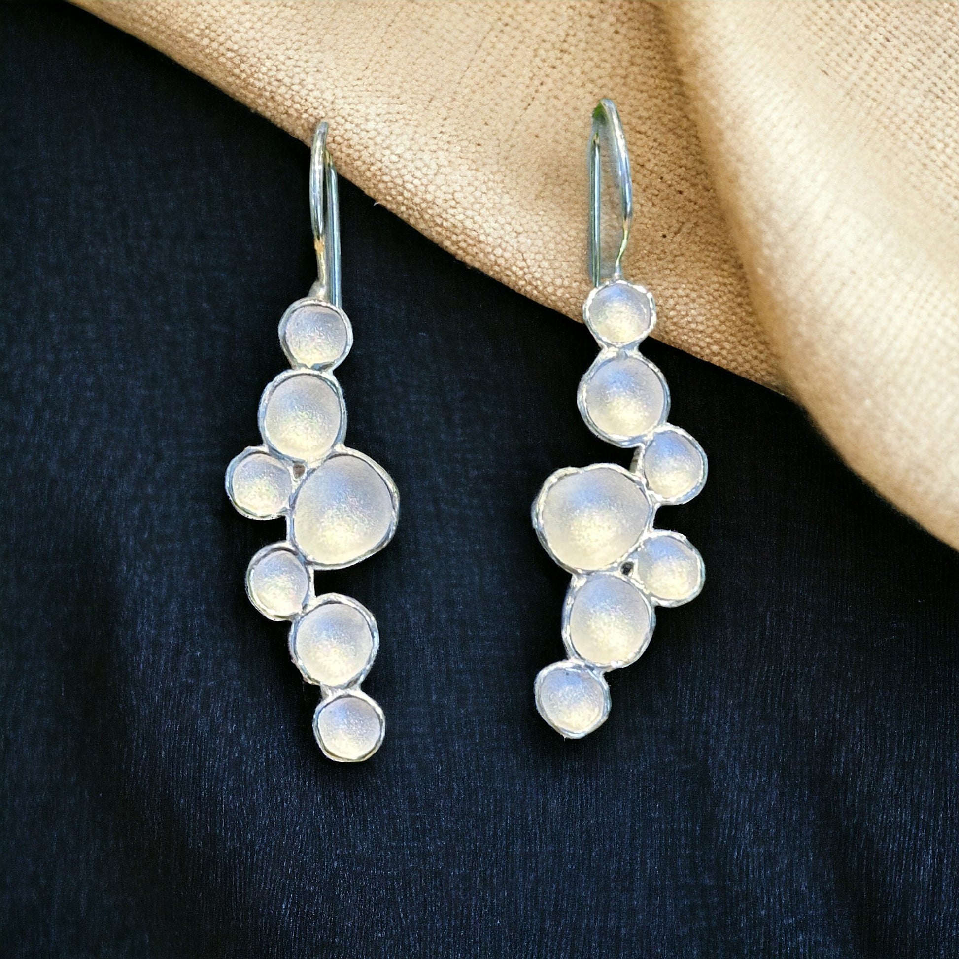 Medium Milky Way Earrings - Sterling Silver - Mellow Monkey