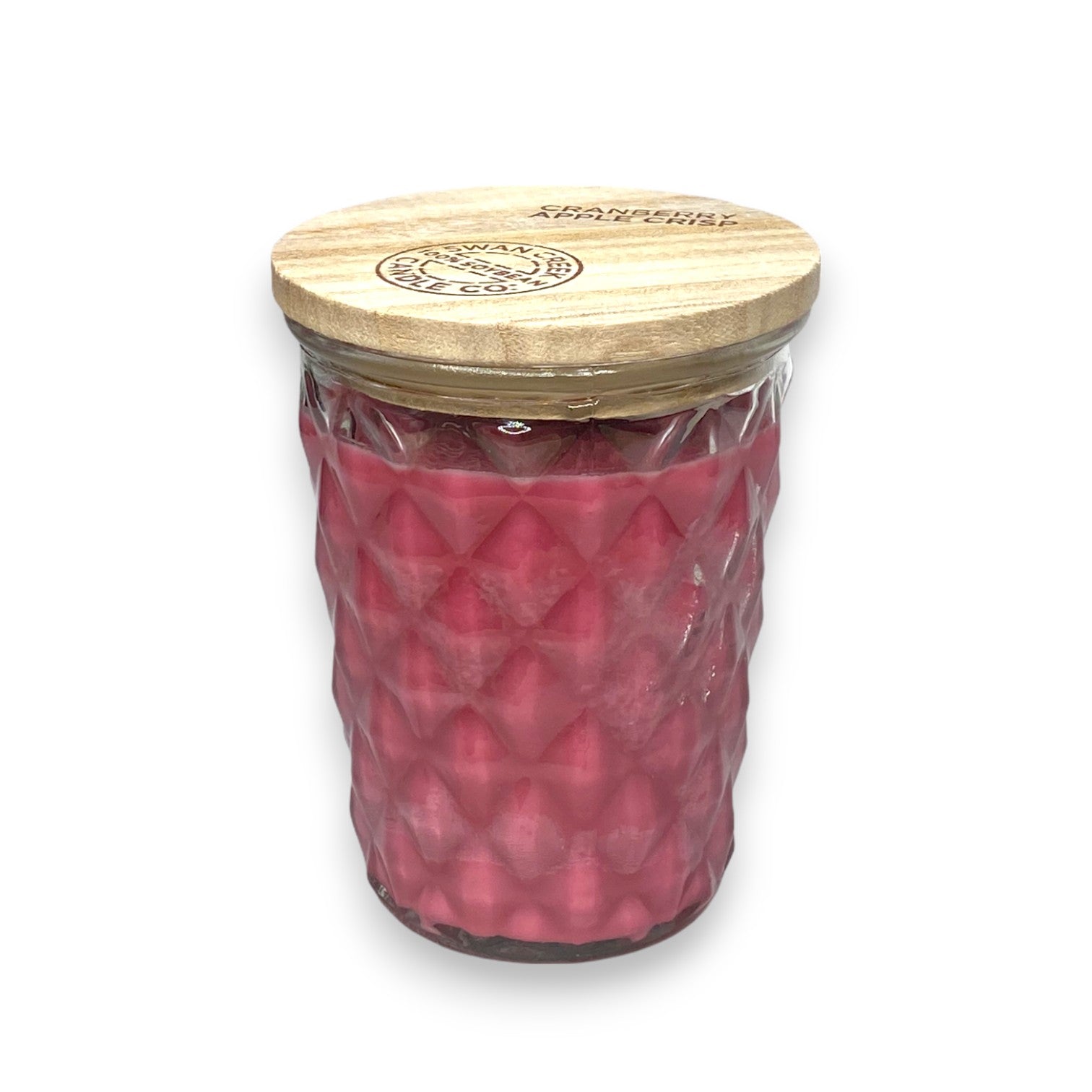 Cranberry Apple Crisp - Swan Creek Timeless Crystal Jar 100% Soy Candle 12-oz - Mellow Monkey