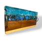 Blue Shells Resin and Wood Charcuterie Tray - 23-1/2-in - Mellow Monkey