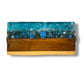 Blue Shells Resin and Wood Charcuterie Tray - 23-1/2-in - Mellow Monkey