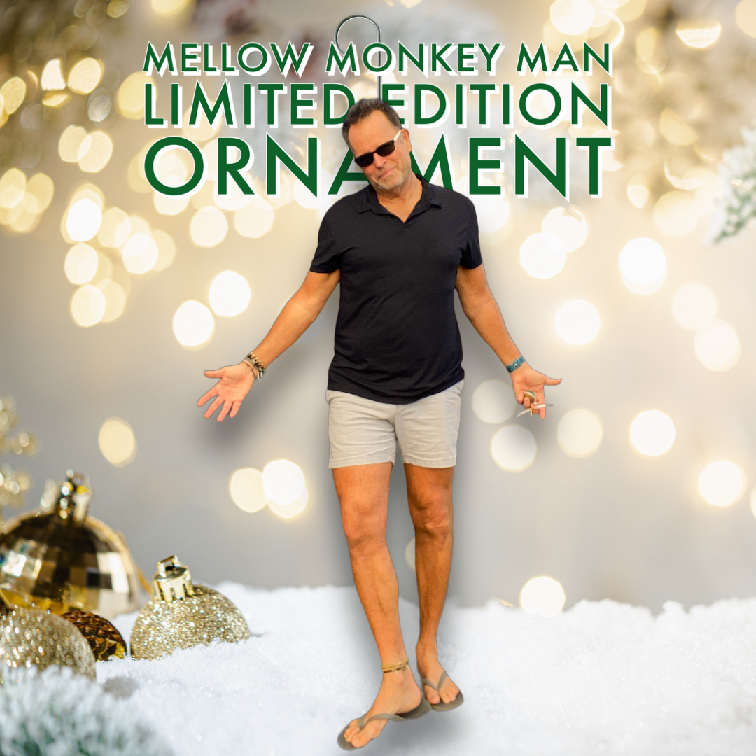 Mellow Monkey Man Limited Edition All Season Holiday Ornament - Mellow Monkey