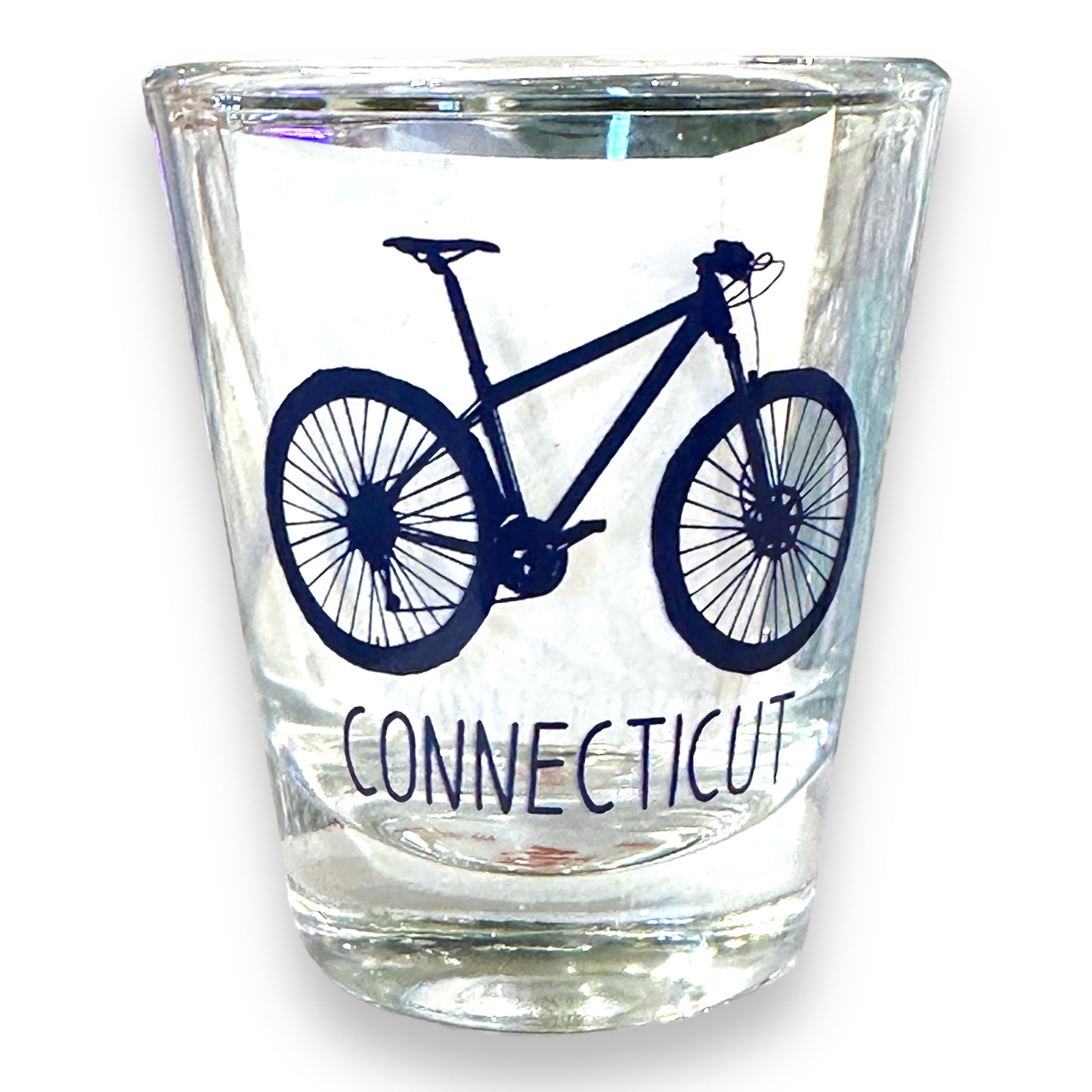 Connecticut Bicycle Shot Glass - Mellow Monkey