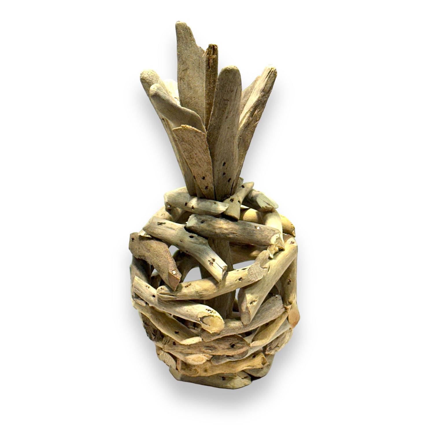 Driftwood Pineapple Figure - 7-1/2-in - Mellow Monkey