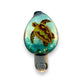 Sea Turtle in Water  - Cowrie Shell Painted Night Light - Mellow Monkey