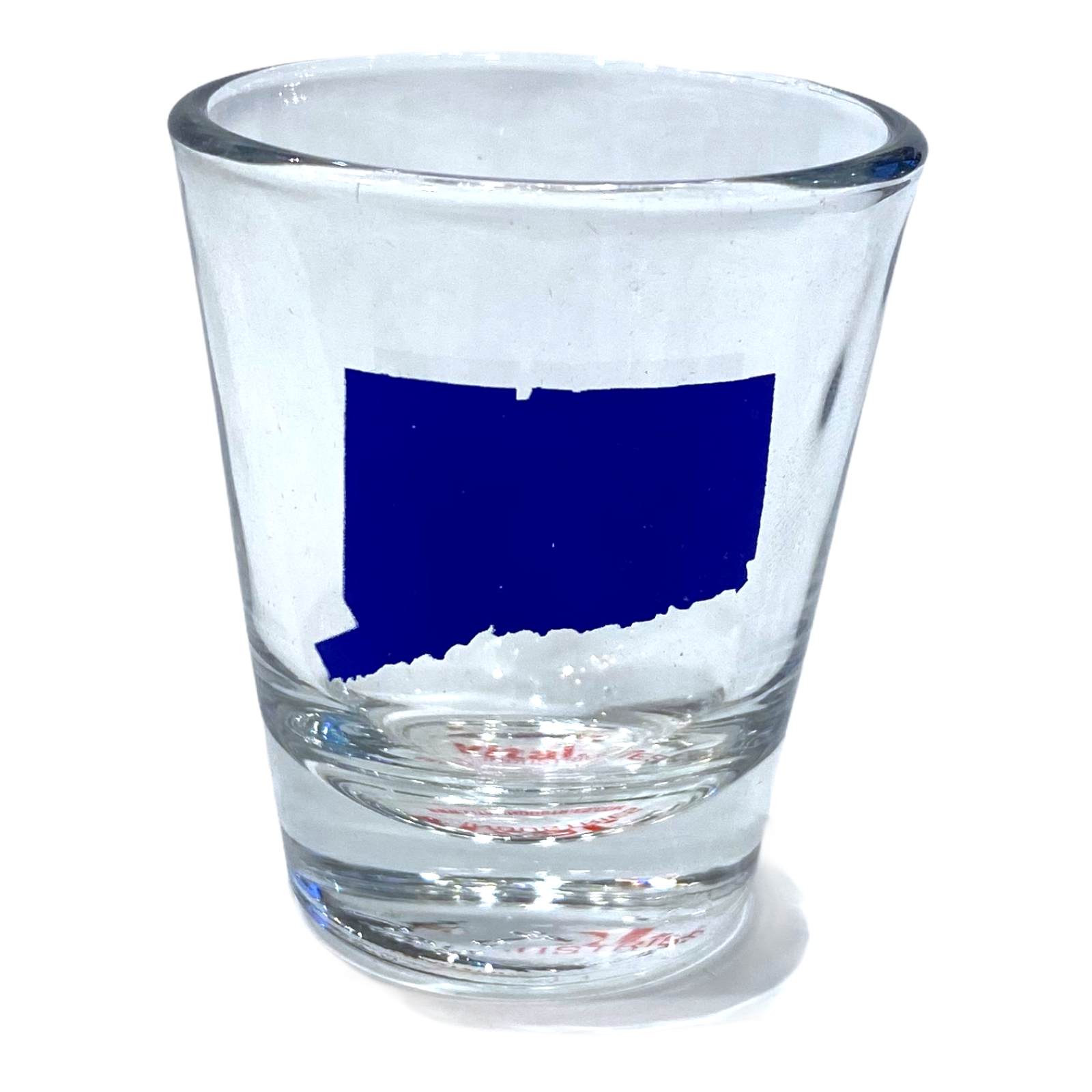 State of Connecticut Silhouette Shot Glass - Navy - Mellow Monkey