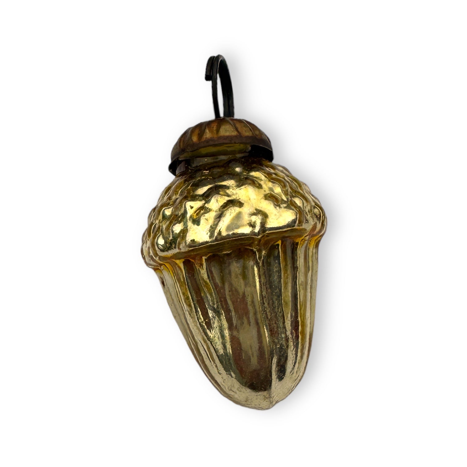 Gold Finish Acorn Ornament Bowl Filler - 1-in - Mellow Monkey