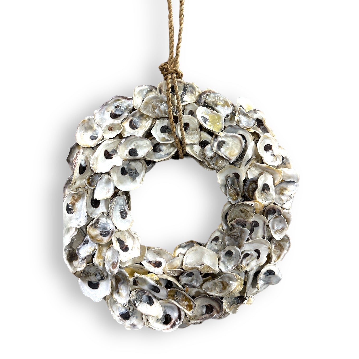 Oyster Shell Wreath - 13-in - Mellow Monkey