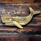 Whale Driftwood Wall Decor - 23-in - Mellow Monkey