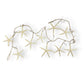 Starfish Sea Star Garland with Bubble Shells And Raffia Twine - 96-in - Mellow Monkey