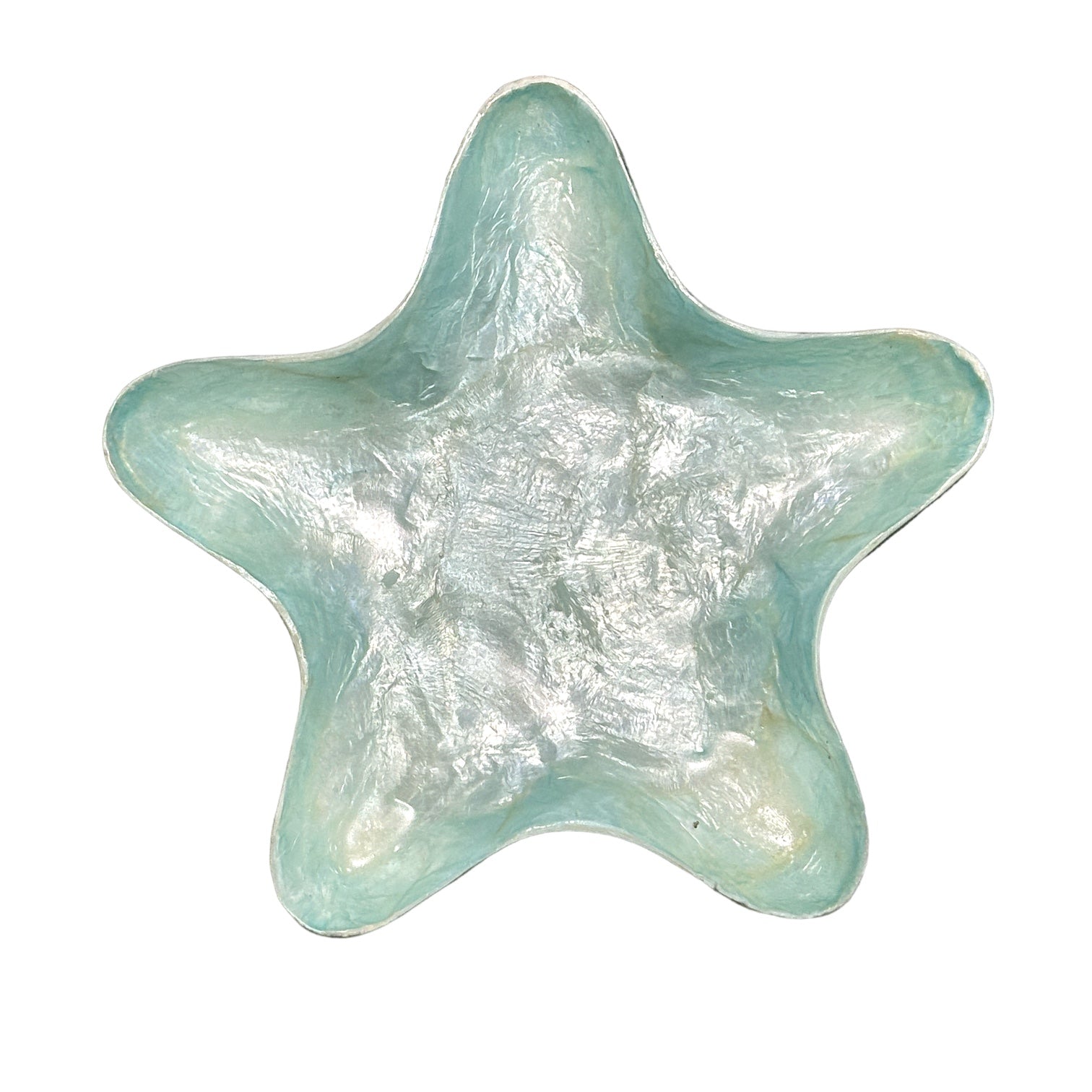 Aqua Sea Star Starfish Shaped Dish - 5-1/4-in - Mellow Monkey