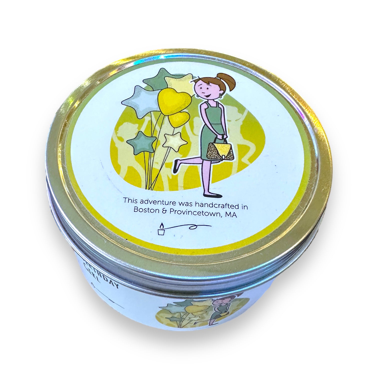 Birthday Girl Candle - Pineapple And Sage - 16-oz - Mellow Monkey