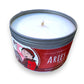 Aries Zodiac Candle - Peppercorn, Orange Zest, Sandalwood, Sea Salt, Leather- 16-oz - Mellow Monkey