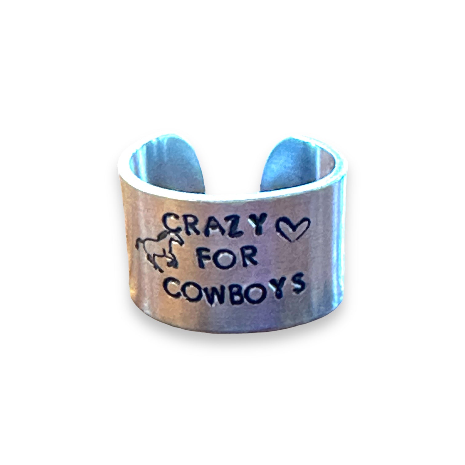 Crazy For Cowboys - Adjustable Ring - Mellow Monkey