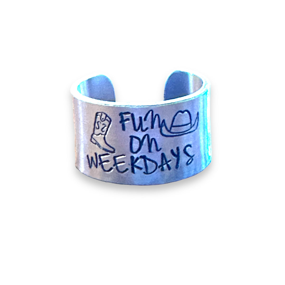 Weekdays Ring Fun On Weekdays - Adjustable Ring – Mellow Monkey
