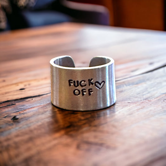 Fuck Off - Adjustable Ring - Mellow Monkey