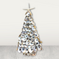 Oyster Shell Four Sided Pyramid Shaped Tree - 19-in - Mellow Monkey