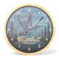 Trumbull Connecticut Loon Wall Clock - 12-in - Mellow Monkey