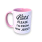 Bitch, Please. I'm From New Jersey - Ceramic Coffee Tea Mug 11-oz - Mellow Monkey