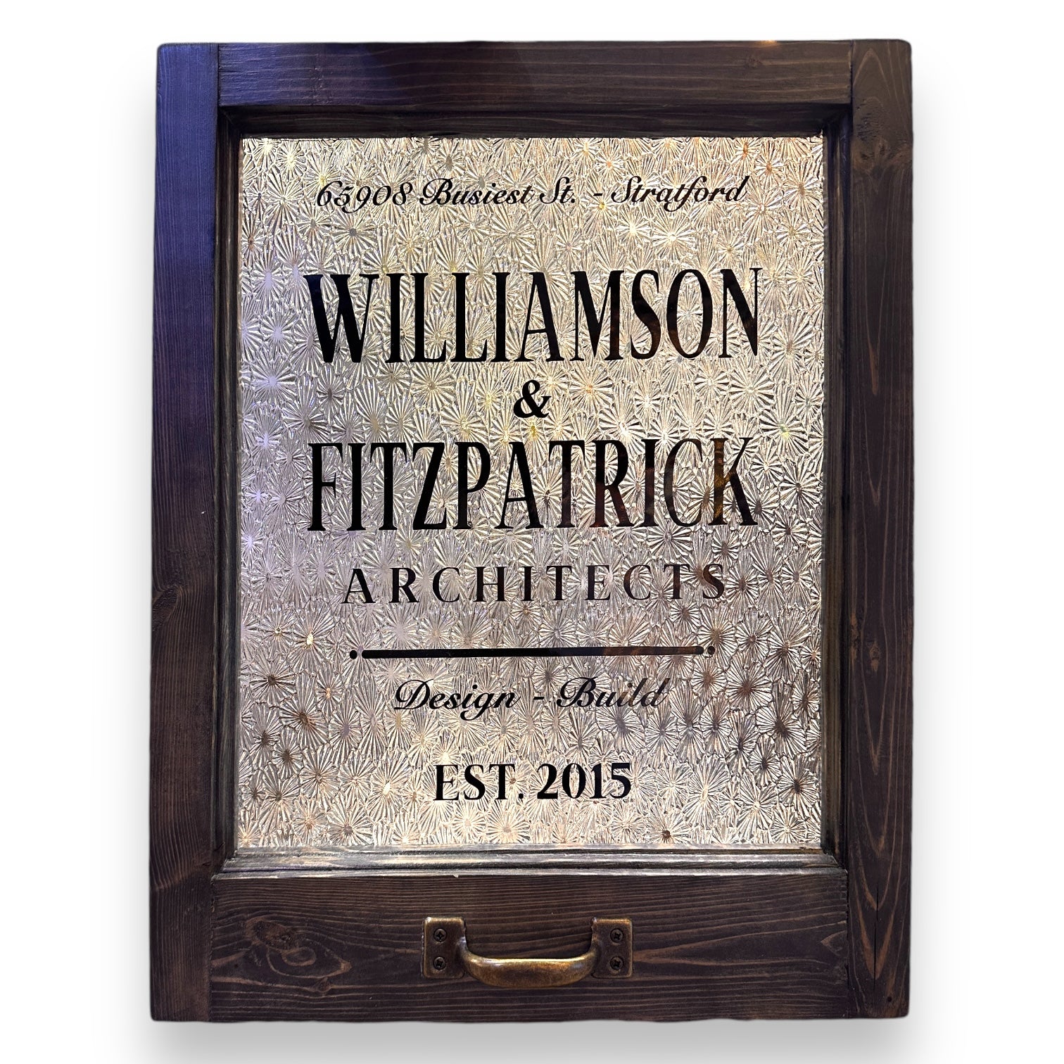 Custom Framed Office Window (Layout 2) - 18-in – Mellow Monkey
