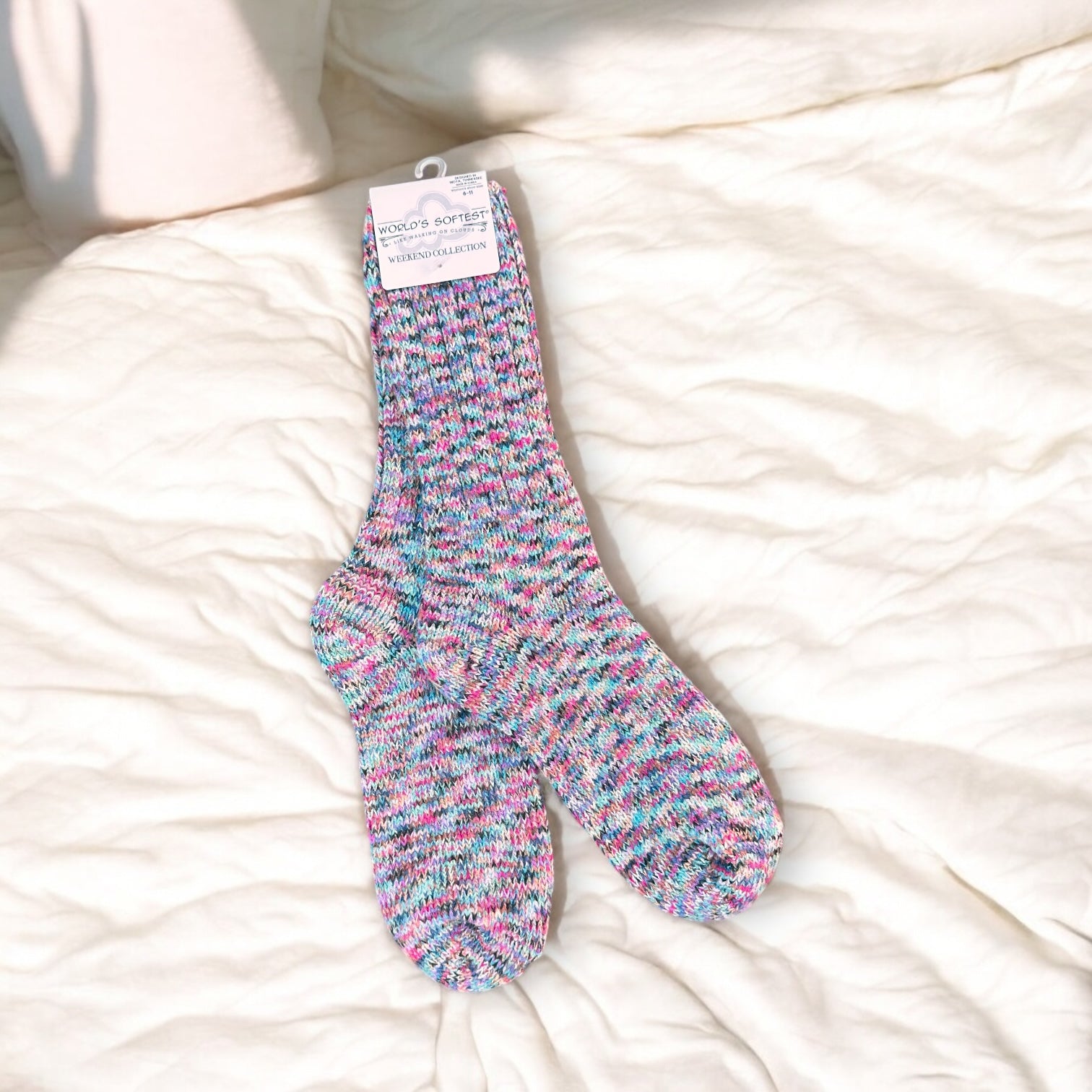 World's Softest Socks - Ragg Crew - indigo - Mellow Monkey