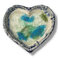 Down To Earth Pottery - Artisan Hand Made Glazed Pottery - Large Heart Dish - Mellow Monkey