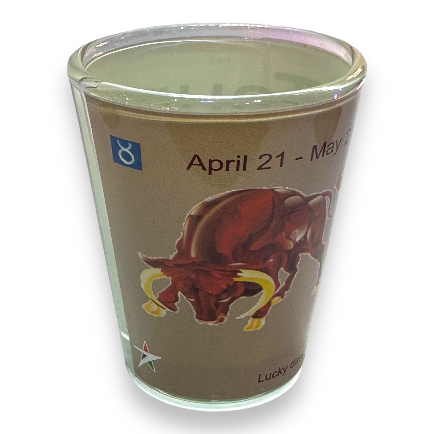 Taurus Zodiac Shot Glass - 2-oz - Mellow Monkey