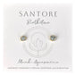 Santore Birthstone Stud Gemstone Earrings - Mellow Monkey