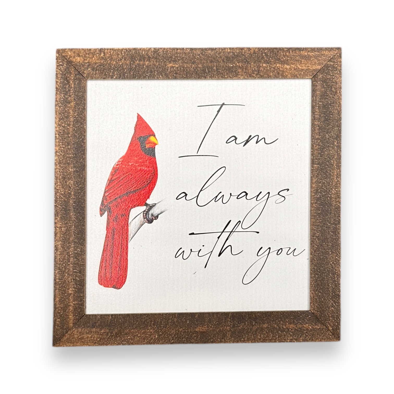 I Am Always With You - Framed Print - 7-in - Mellow Monkey