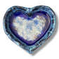 Down To Earth Pottery - Artisan Hand Made Glazed Pottery - Large Heart Dish - Mellow Monkey