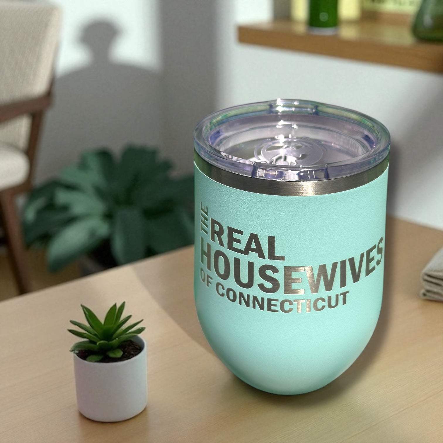 Real Housewives of Connecticut- Polar Camel Wine Tumbler - Mellow Monkey