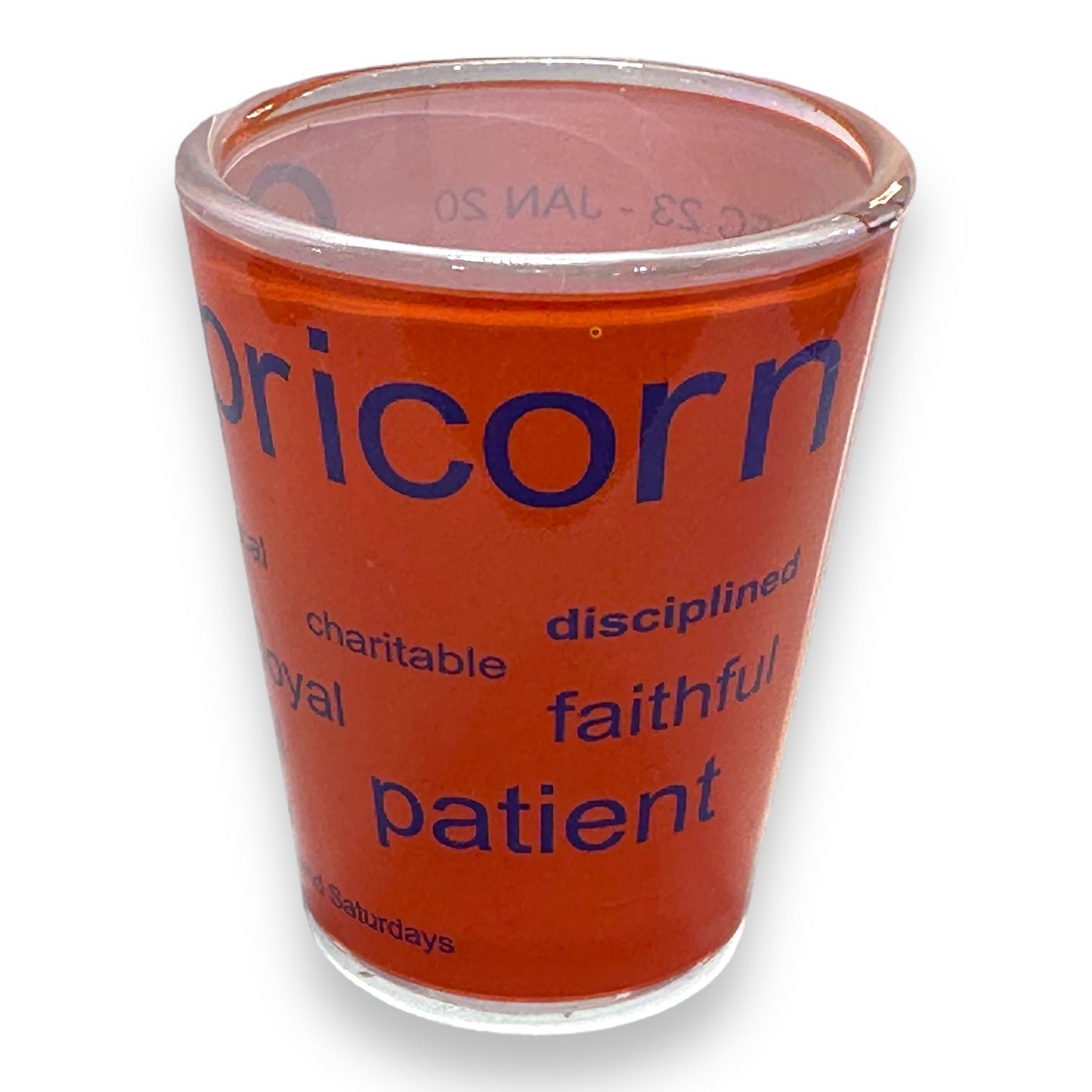 Capricorn Zodiac Shot Glass - 2-oz - Mellow Monkey