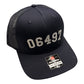 06497 Stratford Zip Code Trucker Hat NAVY - 100% Benefits Lordship School PTA - Mellow Monkey