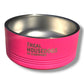The Real Housedogs of Stratford - Pet Food Bowl -  Pink - 32 oz - Mellow Monkey